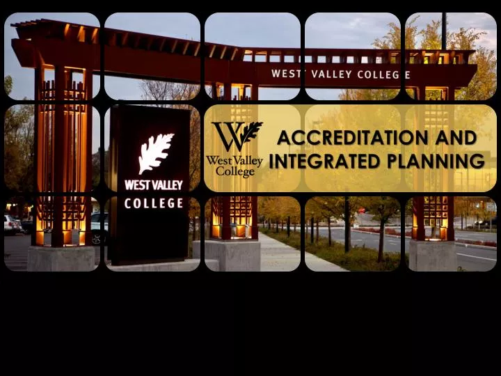accreditation and integrated planning