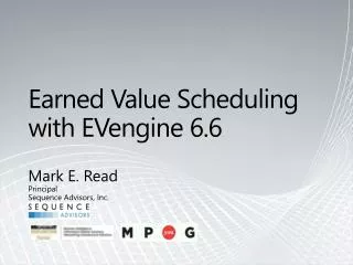 Earned Value Scheduling with EVengine 6.6