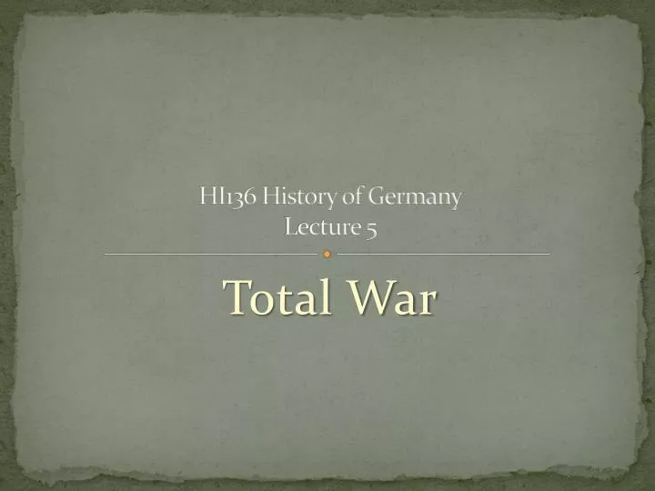 hi136 history of germany lecture 5