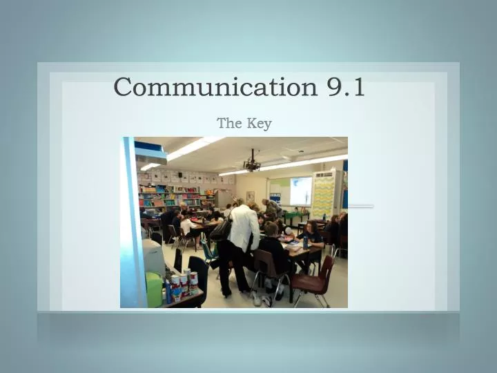 communication 9 1