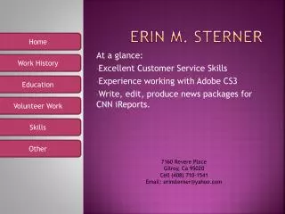 Erin m. Sterner