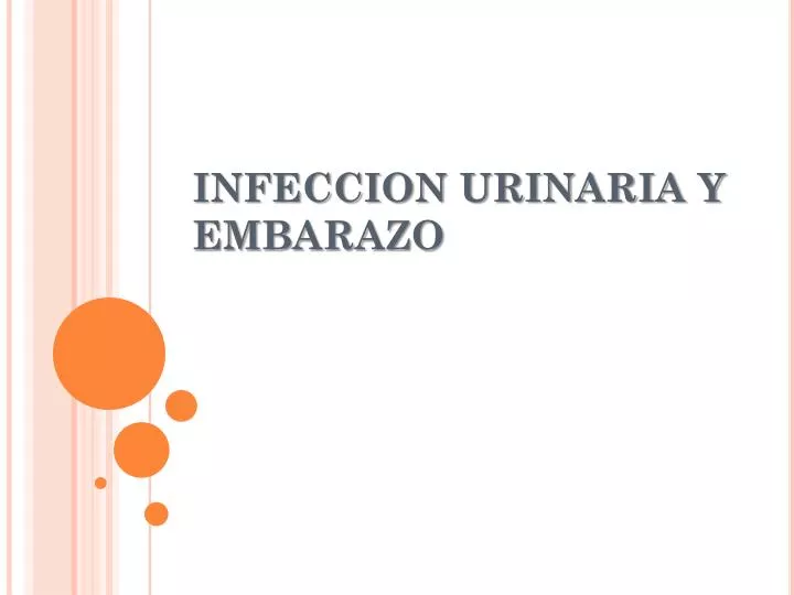 infeccion urinaria y embarazo