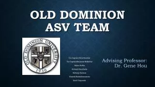 Old Dominion ASV team