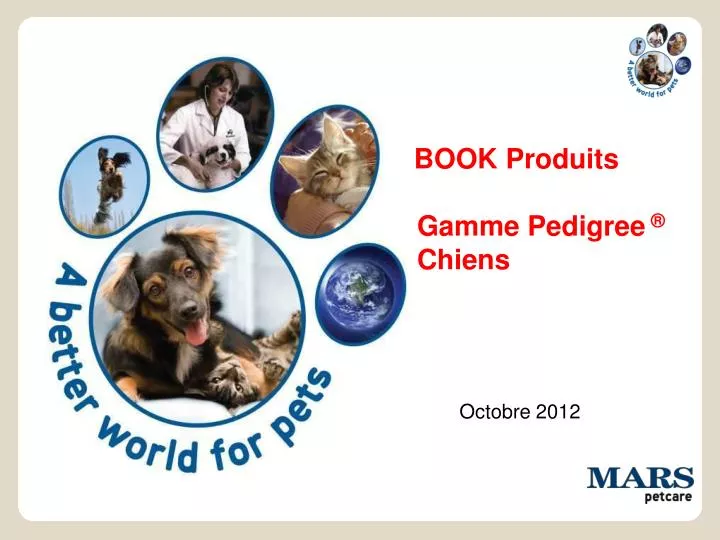 book produits gamme pedigree chiens