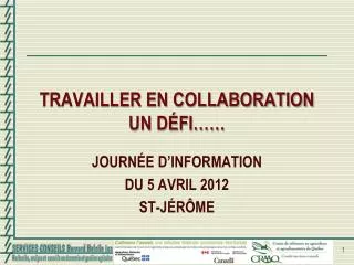 travailler en collaboration un d fi
