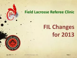 Field Lacrosse Referee Clinic