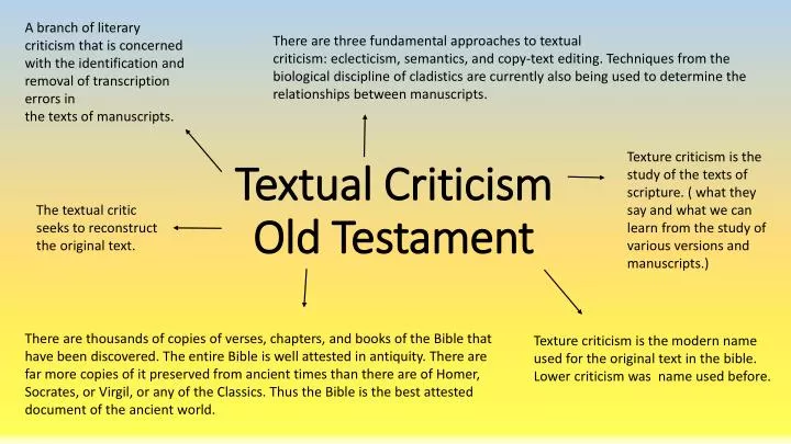textual criticism old testament