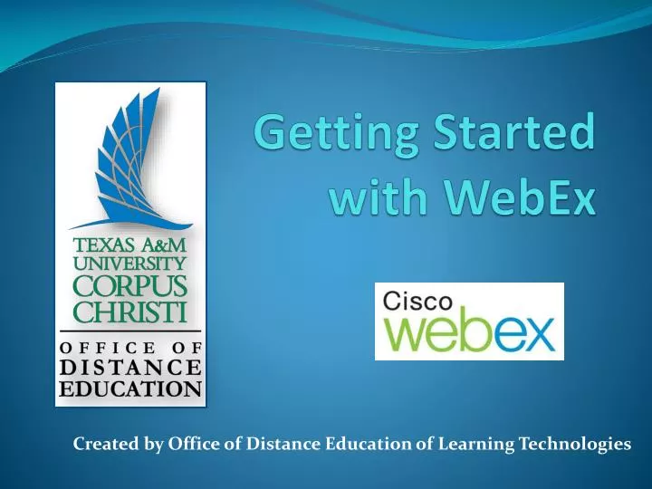 getting started with webex