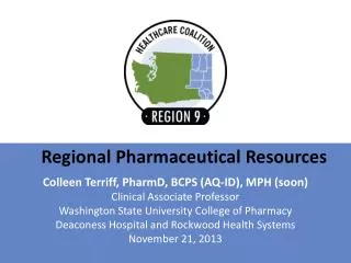 Regional Pharmaceutical Resources