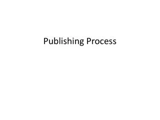 Publishing Process