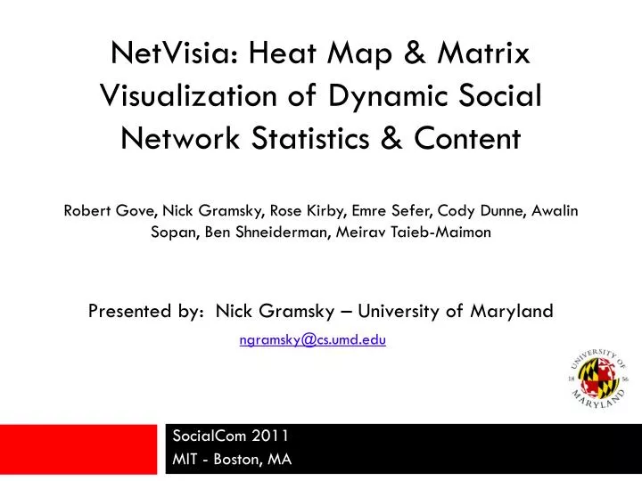 netvisia heat map matrix visualization of dynamic social network statistics content