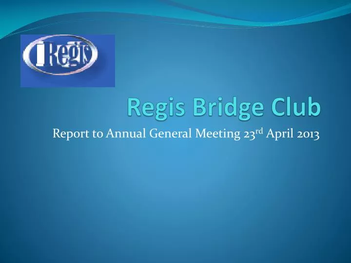 regis bridge club