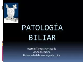 Patología Biliar