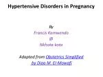 Hypertensive Disorders in Pregnancy - slide 1