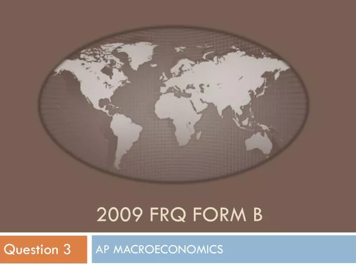2009 frq form b