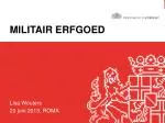 Militair erfgoed - slide 1