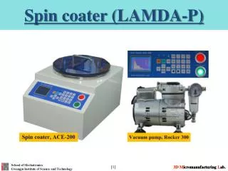 Spin coater (LAMDA-P)
