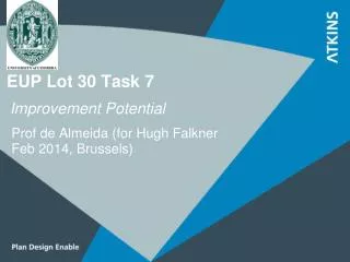 EUP Lot 30 Task 7