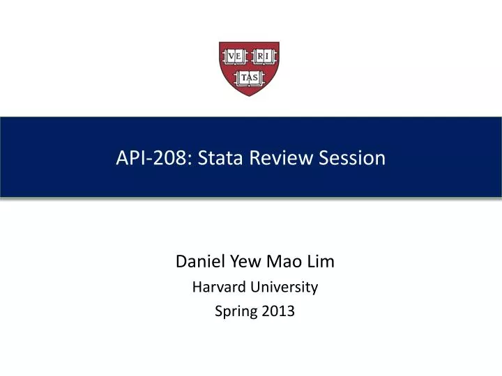 api 208 stata review session