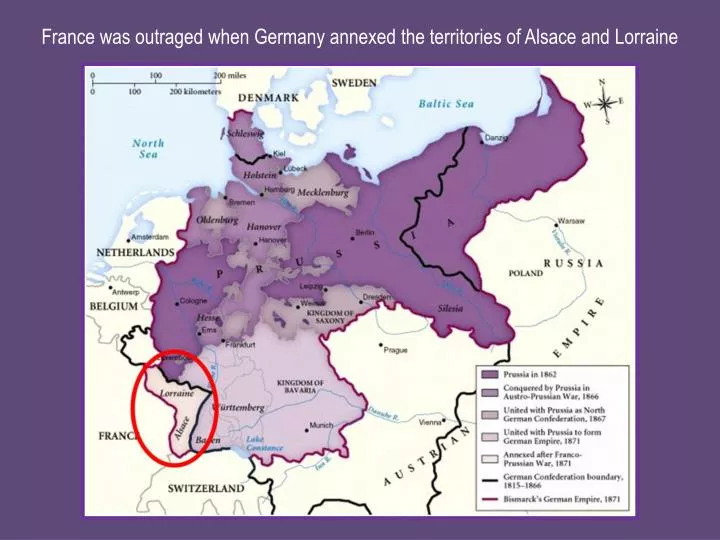 france was outraged when germany annexed the territories of alsace and lorraine
