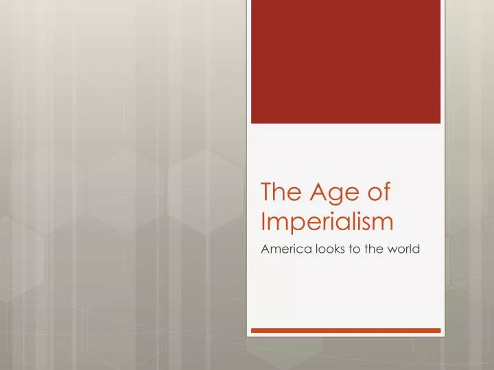 the age of imperialism