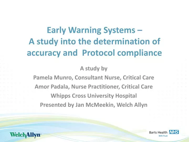 early warning systems a study into the determination of accuracy and protocol compliance