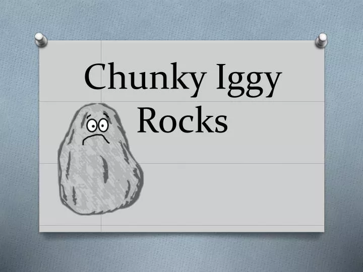 chunky iggy rocks