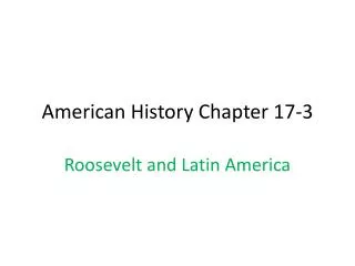 American History Chapter 17-3