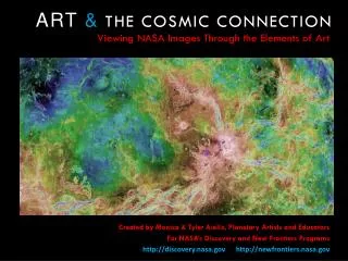 ART &amp; THE COSMIC CONNECTION