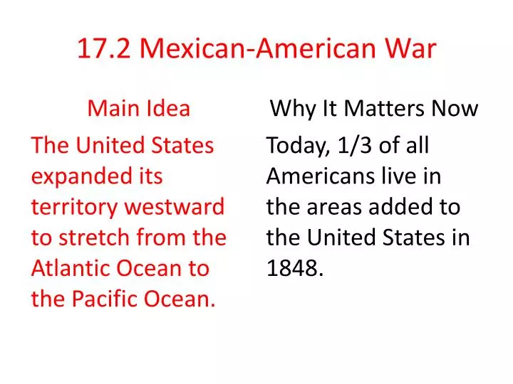 17 2 mexican american war