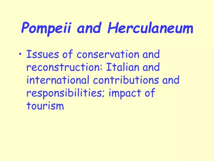 pompeii and herculaneum