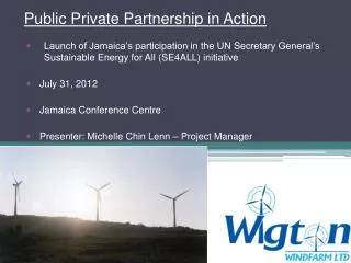 Public Private Partnership in Action