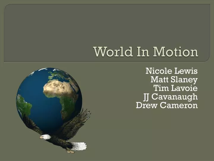 world in motion