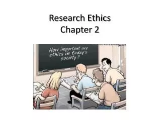 Research Ethics Chapter 2