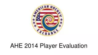 AHE 2014 Player Evaluation