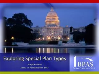 Exploring Special Plan Types
