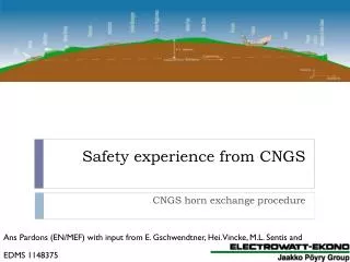 Safety experience from CNGS