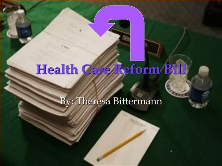 health care reform bill