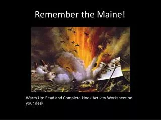 Remember the Maine!