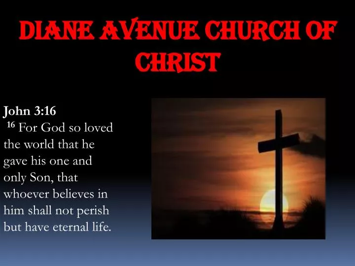 diane avenue church of christ