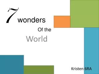 wonders