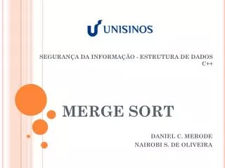 merge sort