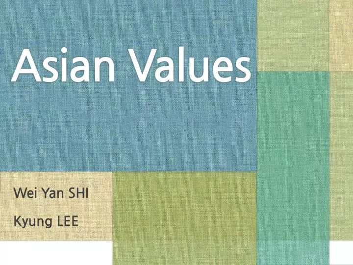 asian values