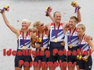 Identifying Potential Paralympians