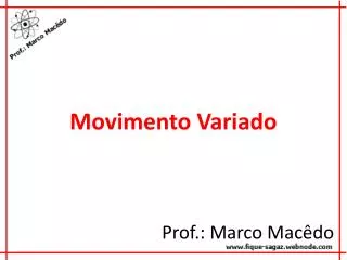 movimento variado