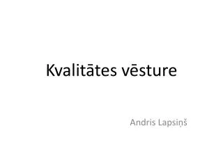 kvalit tes v sture