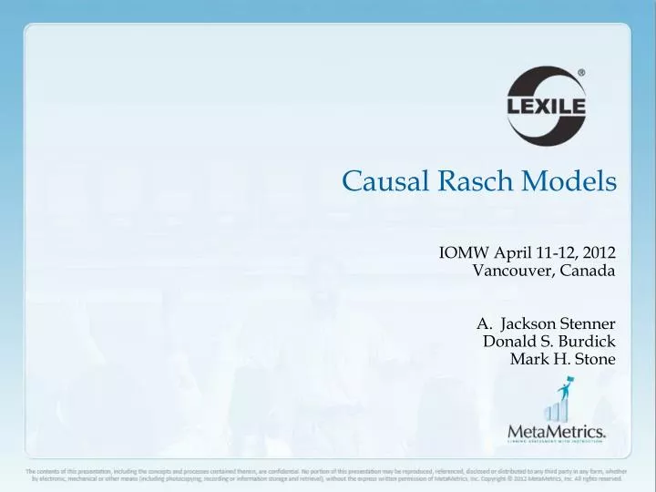 causal rasch models