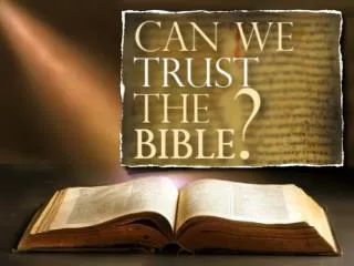 Where did the Bible come from? How do we know the right books are in the Bible?