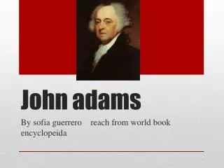 John adams