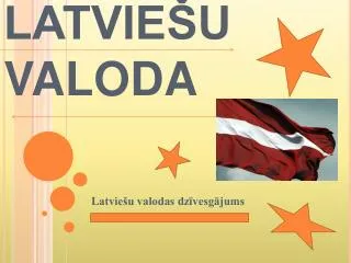 latvie u valoda